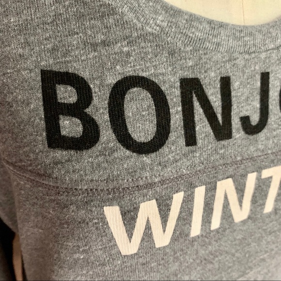 Sundry “Bonjour Winter” Gray Sweatshirt - Picture 4 of 7